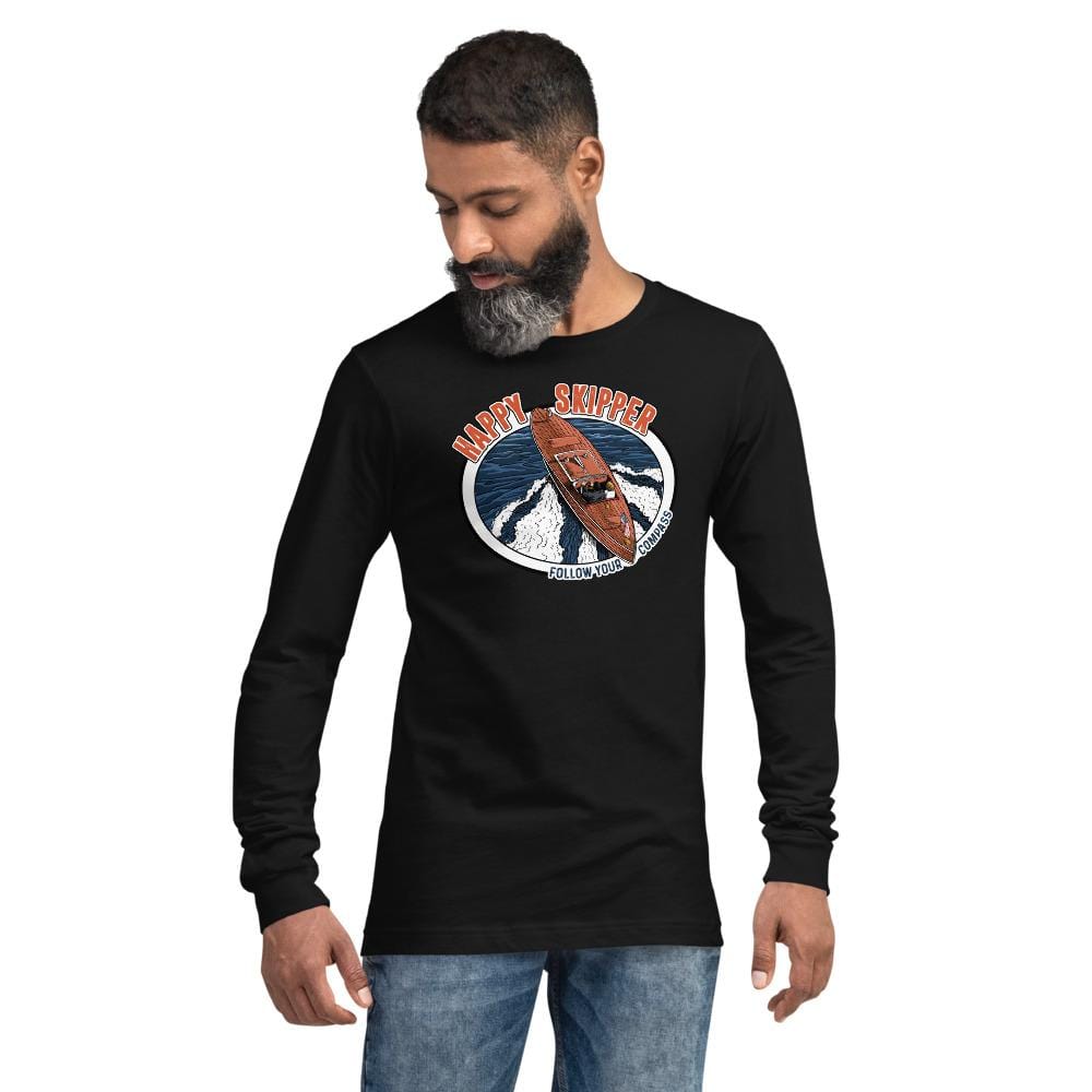 Happy Skipper™ Motor Launch Unisex Long Sleeve Tee - The Happy Skipper