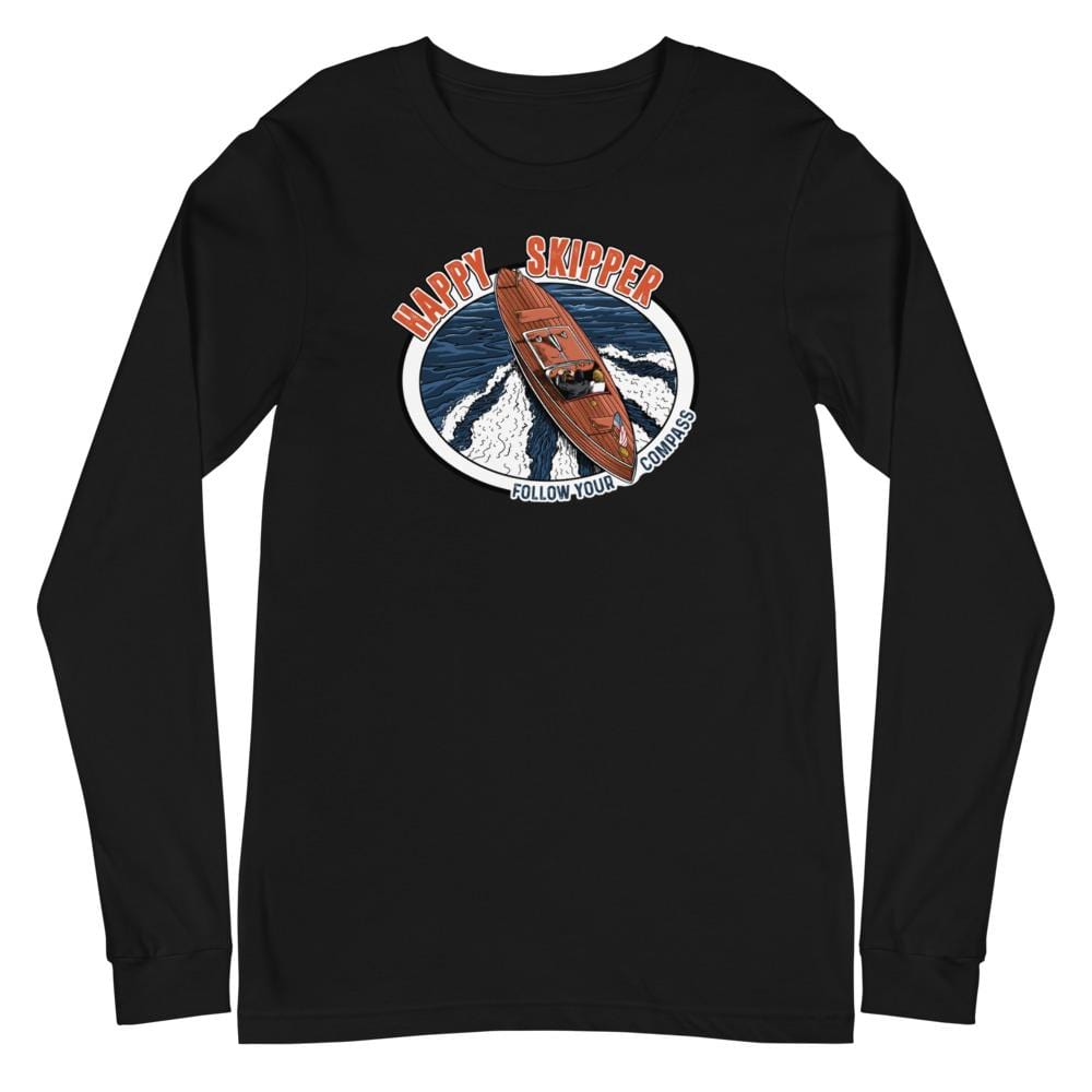 Happy Skipper™ Motor Launch Unisex Long Sleeve Tee - The Happy Skipper