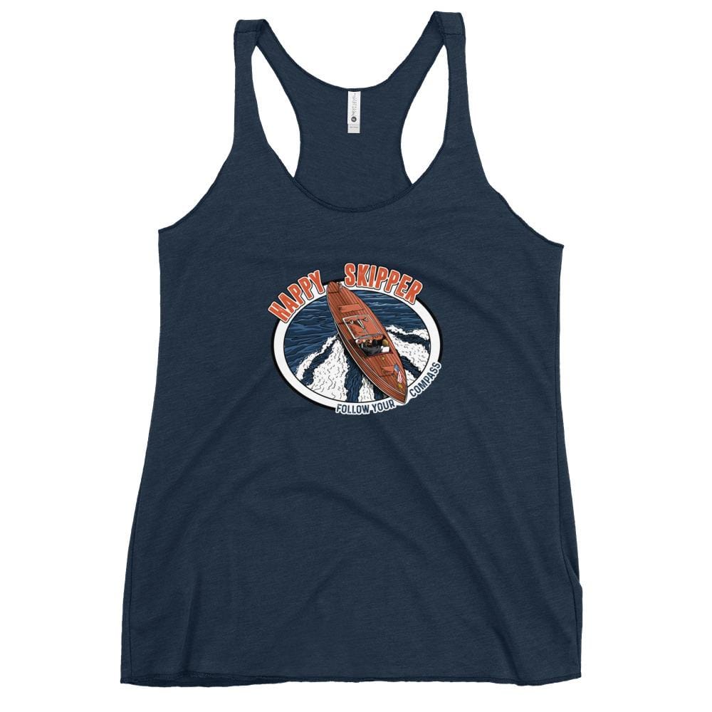 Happy Skipper™ Motor Launch Women's Racerback Tank - The Happy Skipper