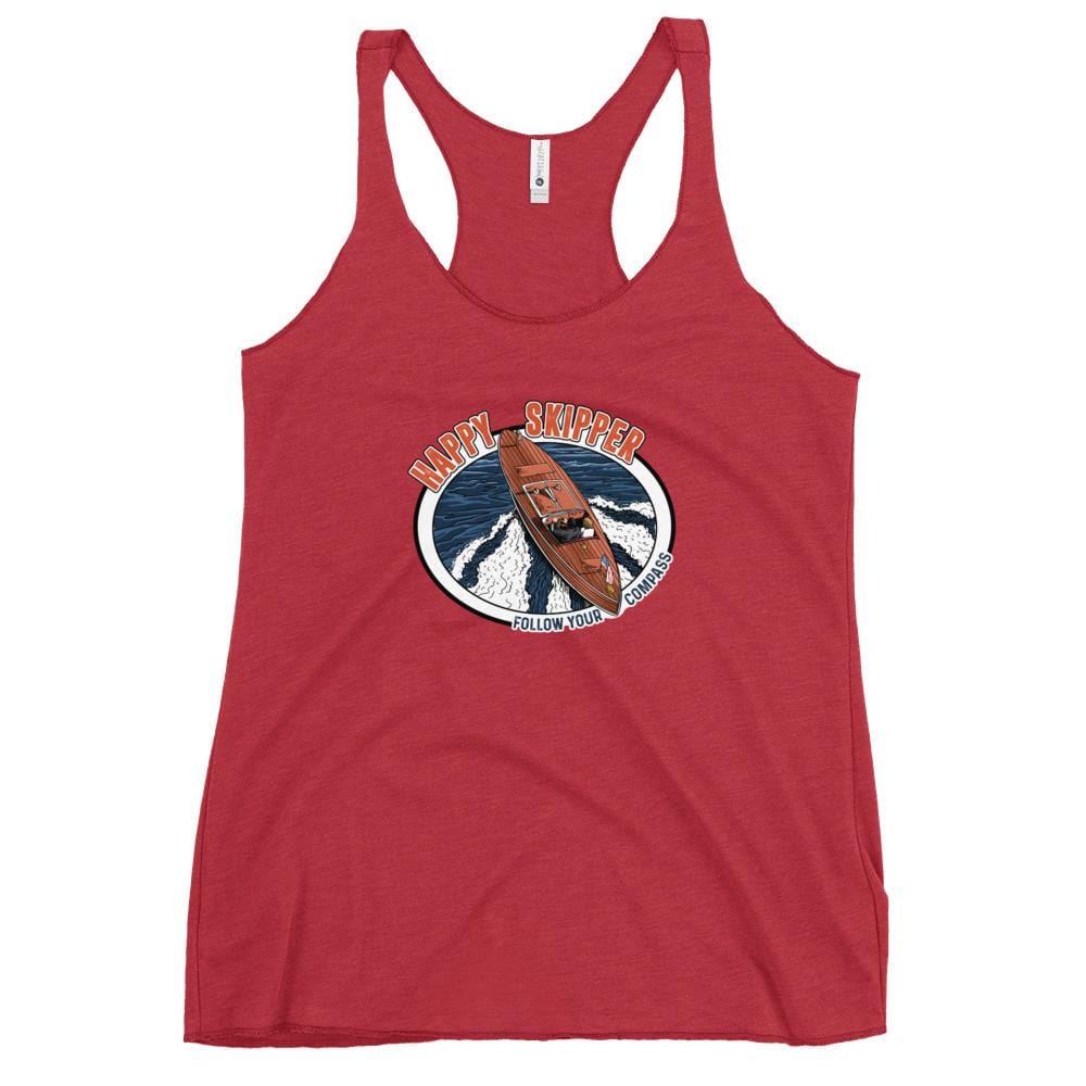 Happy Skipper™ Motor Launch Women's Racerback Tank - The Happy Skipper