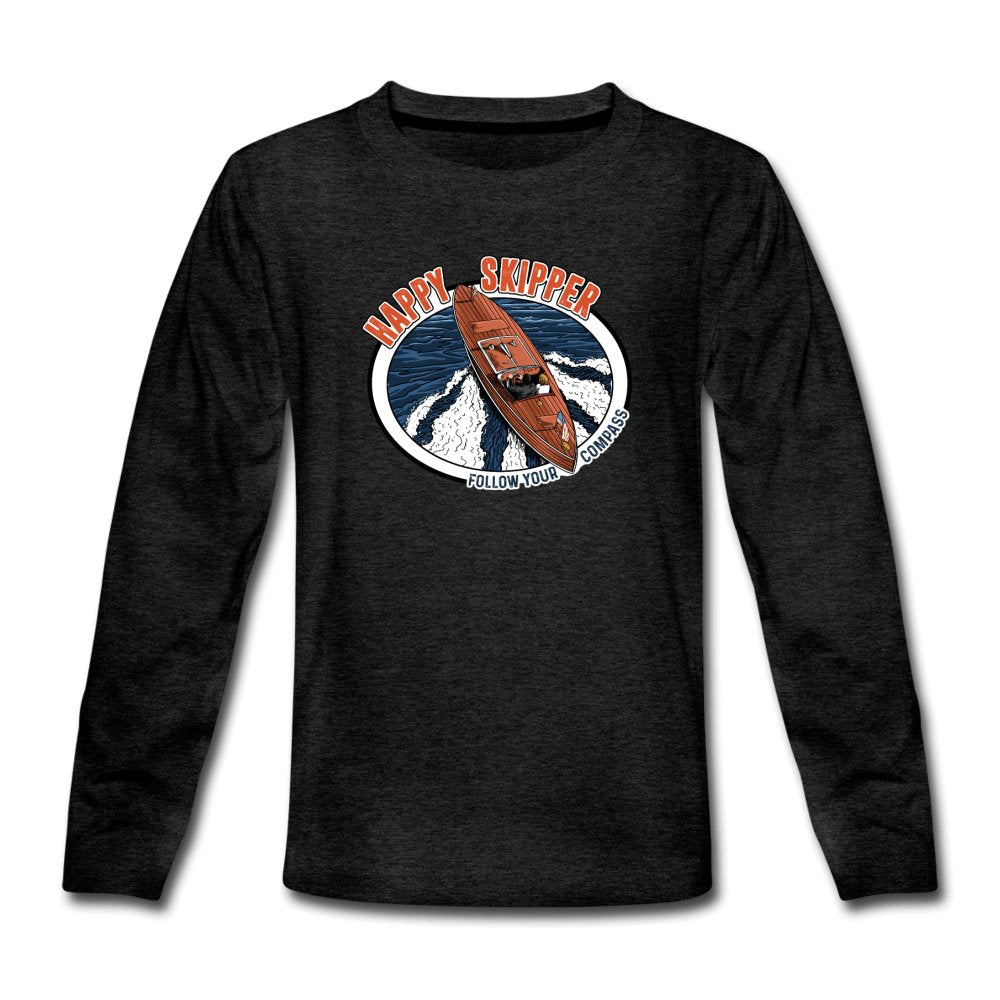 Happy Skipper™ Motor Launch Youth Long Sleeve T-Shirt - The Happy Skipper