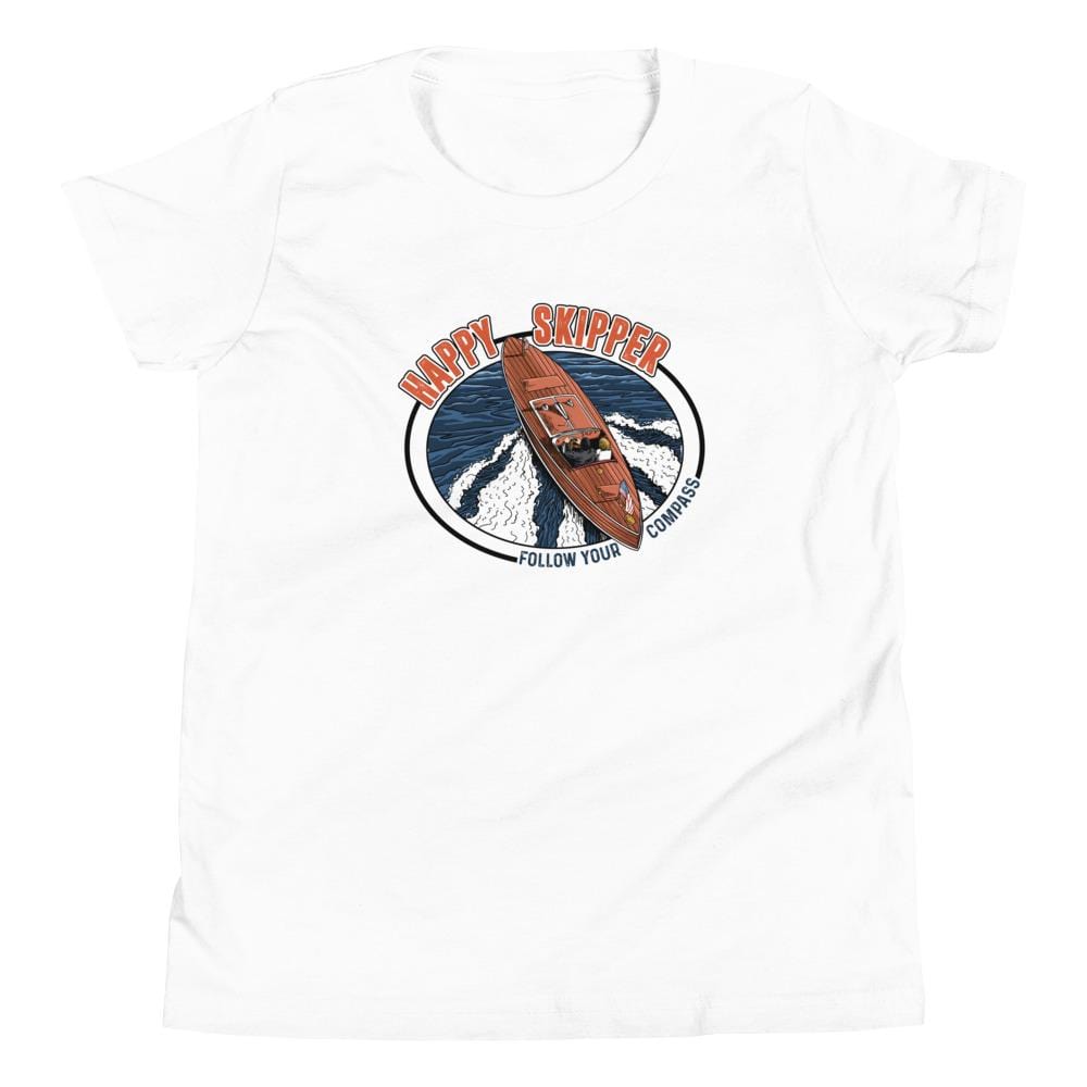 Happy Skipper™ Motor Launch Youth Short Sleeve T-Shirt - The Happy Skipper