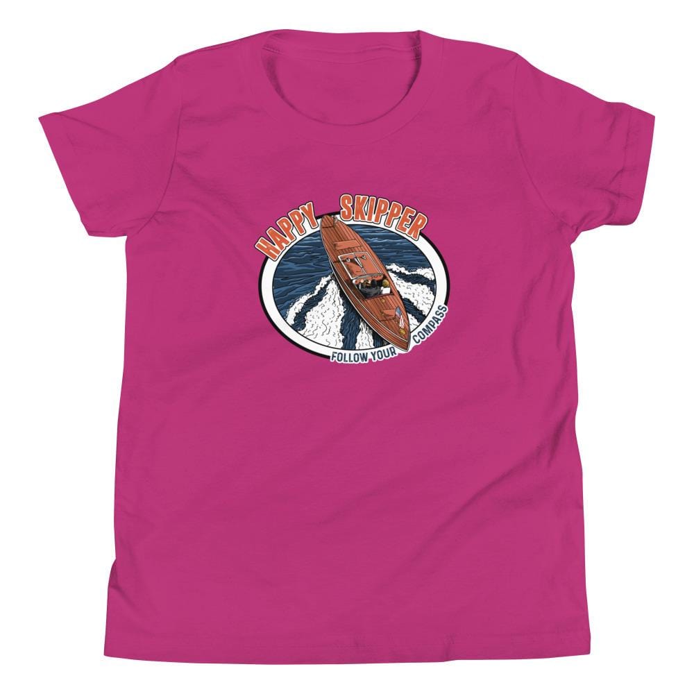 Happy Skipper™ Motor Launch Youth Short Sleeve T-Shirt - The Happy Skipper