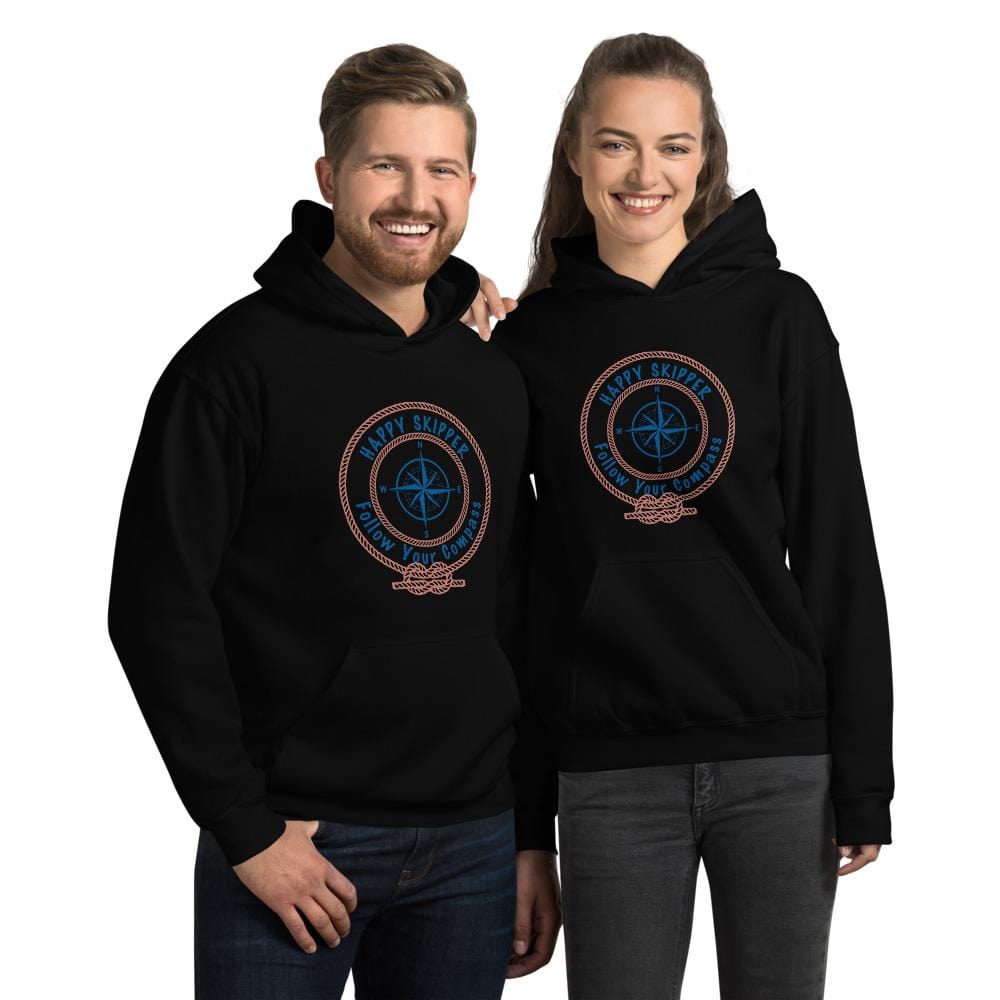 Happy Skipper™ Red Rope Logo Unisex Hoodie - The Happy Skipper