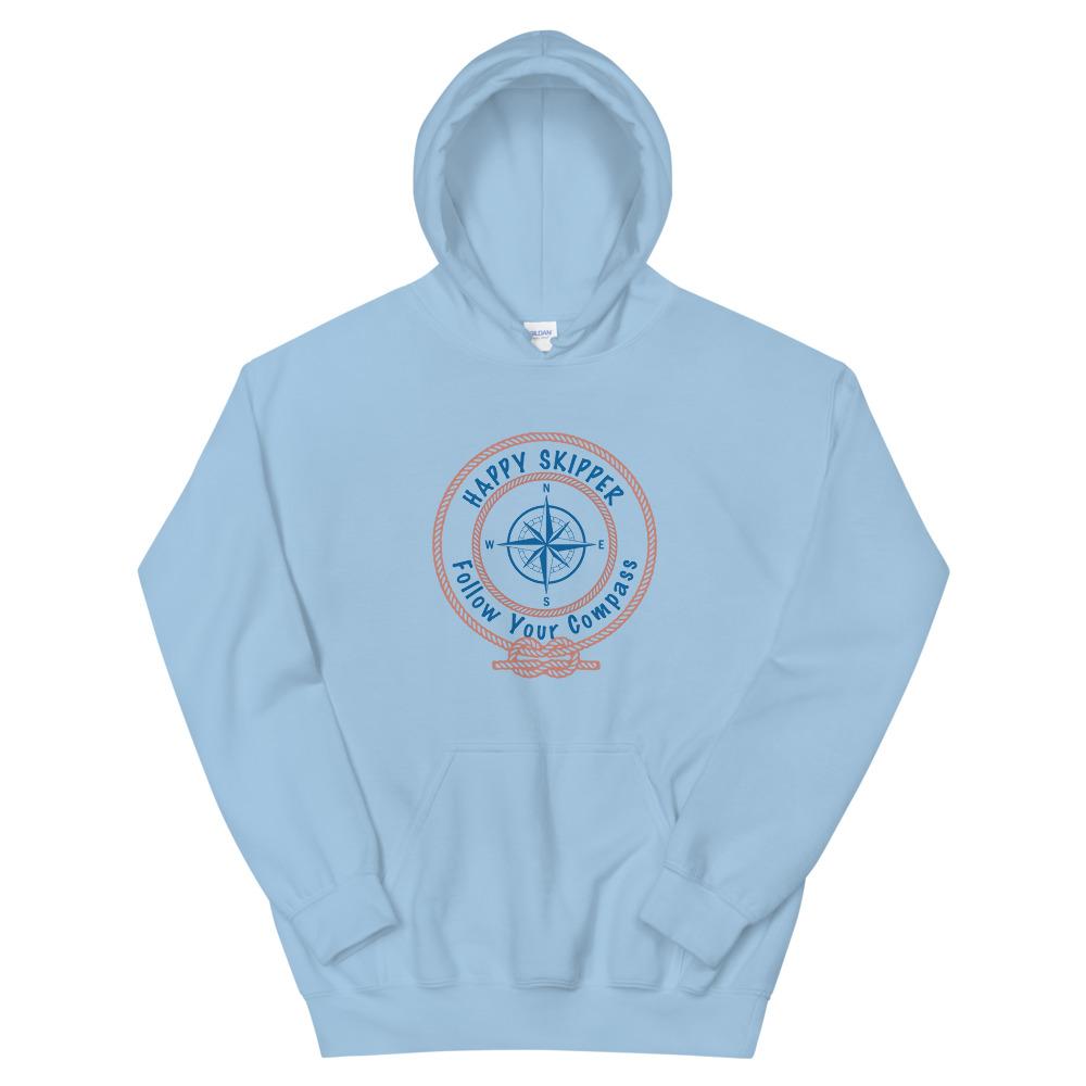 Happy Skipper™ Red Rope Logo Unisex Hoodie - The Happy Skipper