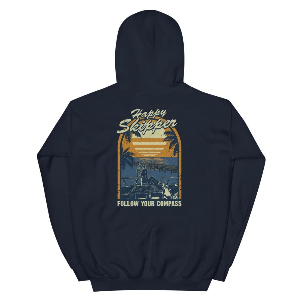 Happy Skipper™ Unisex Hoodie Dockview Design - The Happy Skipper