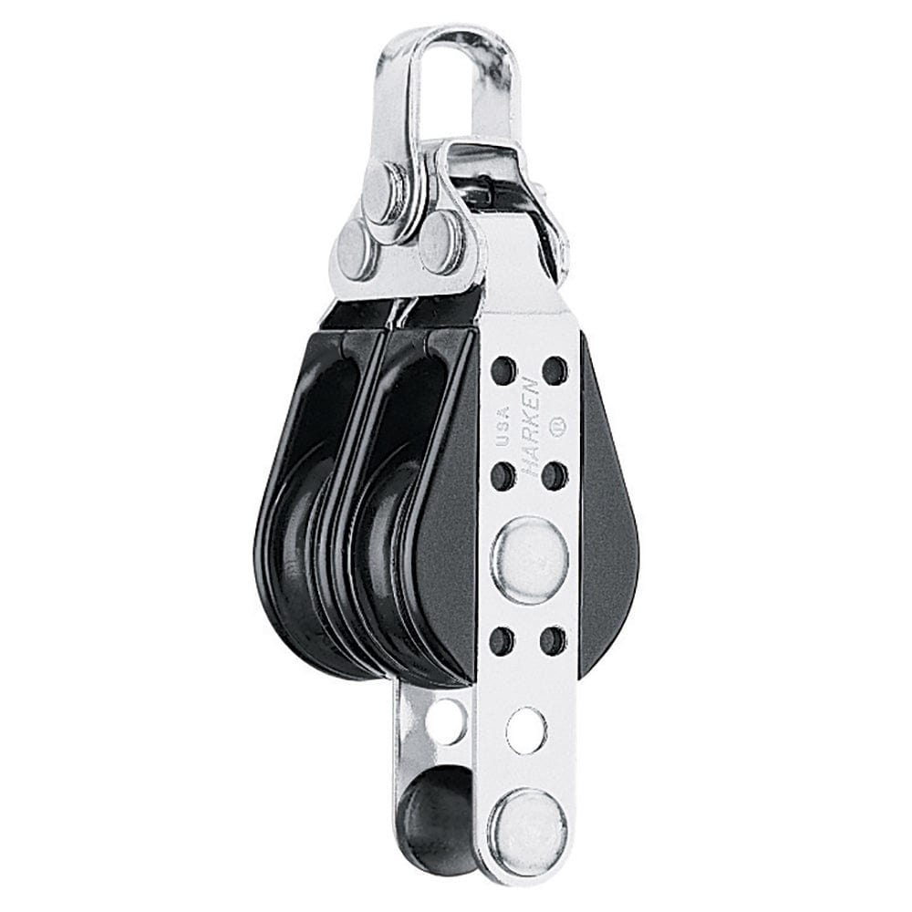 Harken 29mm Double Bullet Block w/Becket [085] - The Happy Skipper