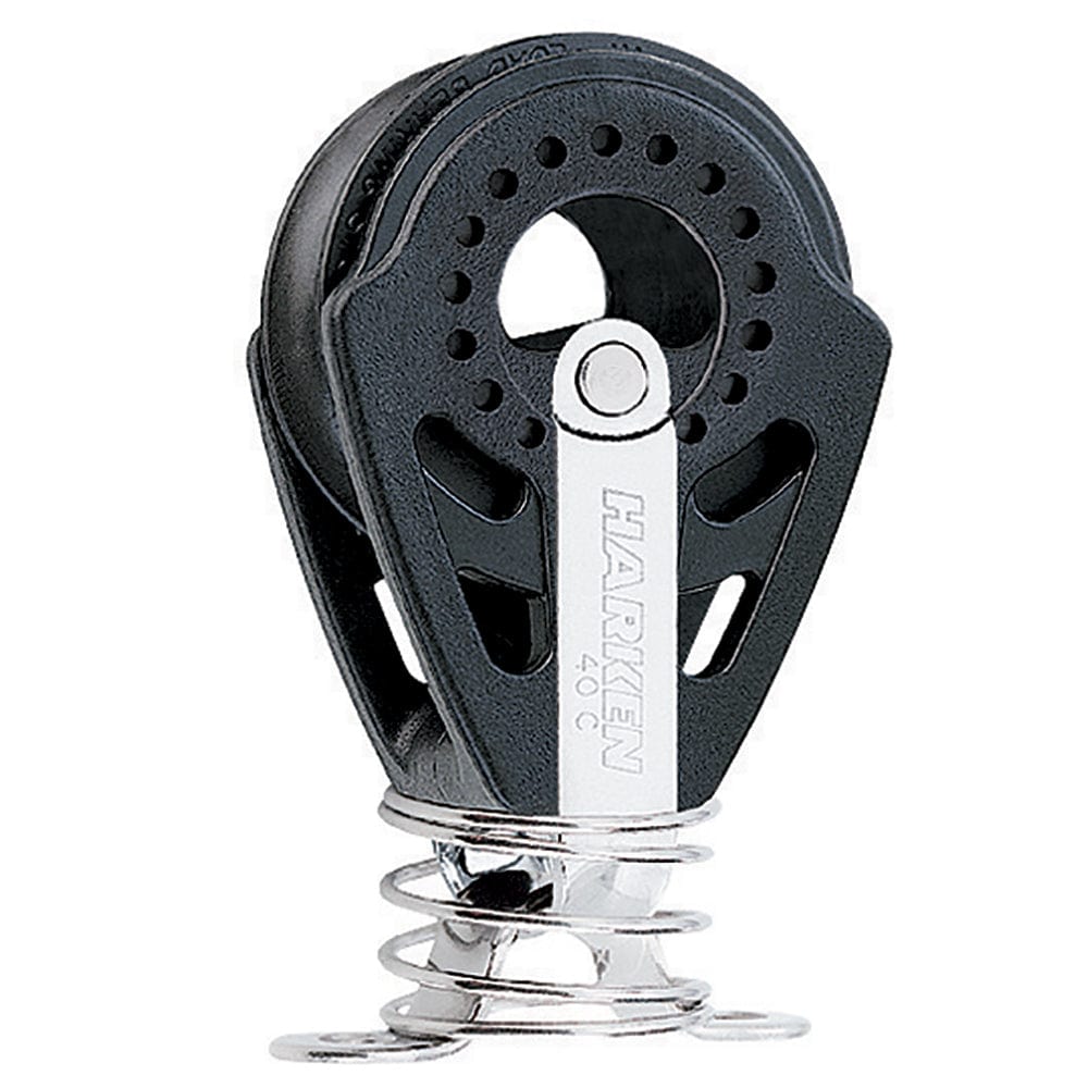 Harken 40mm Carbo Block w/Spring Eyestrap [2652] - The Happy Skipper