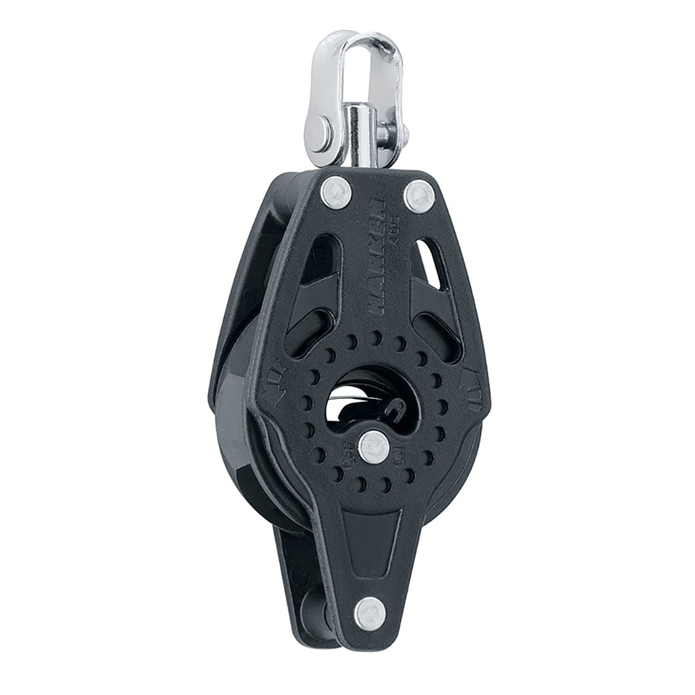 Harken 40mm Carbo Single Ratchet Block w/Swivel Becket [2609] - The Happy Skipper