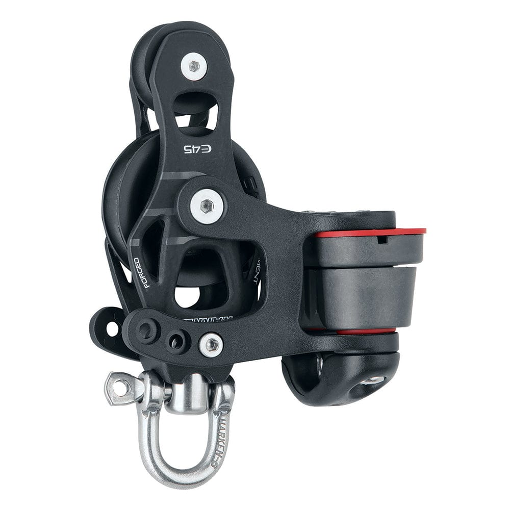 Harken 45mm Single Aluminum Element Fiddle Block w/Swivel 150 Cam Cleat [6235] - The Happy Skipper