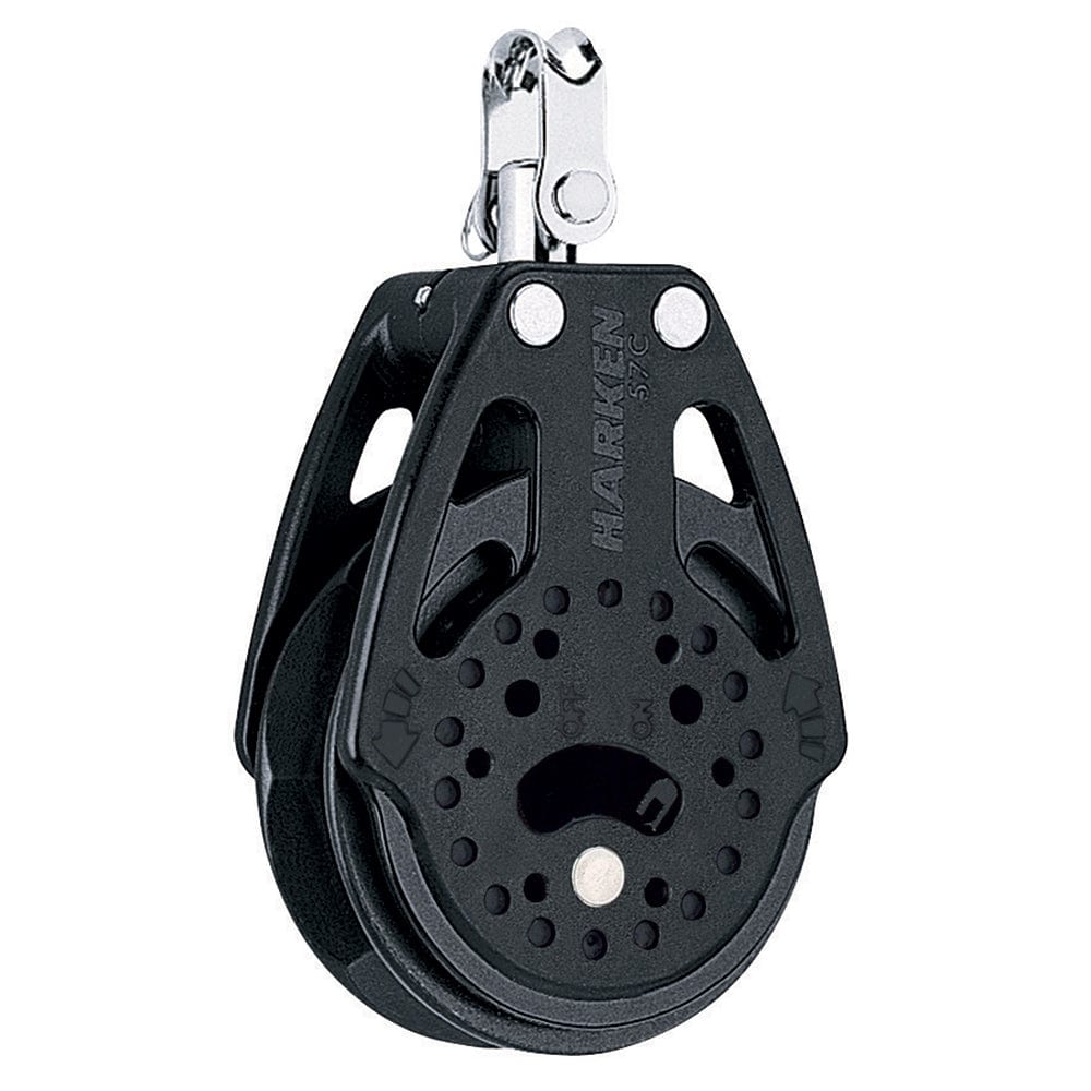 Harken 57mm Carbo Single Ratchet Block w/Swivel [2135] - The Happy Skipper