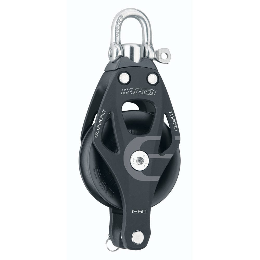 Harken 60mm Single Aluminum Element Block w/Swivel Becket [6261] - The Happy Skipper