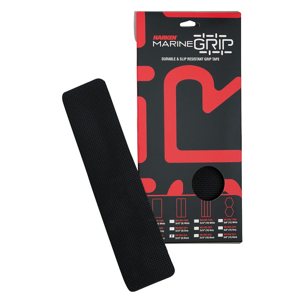Harken Marine Grip Tape - 3 x 12" - Black - 8 Pieces [MG1003-BLK] - The Happy Skipper
