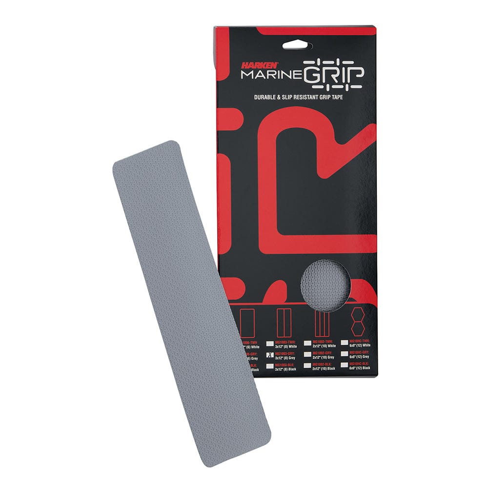 Harken Marine Grip Tape - 3 x 12" - Grey - 8 Pieces [MG1003-GRY] - The Happy Skipper