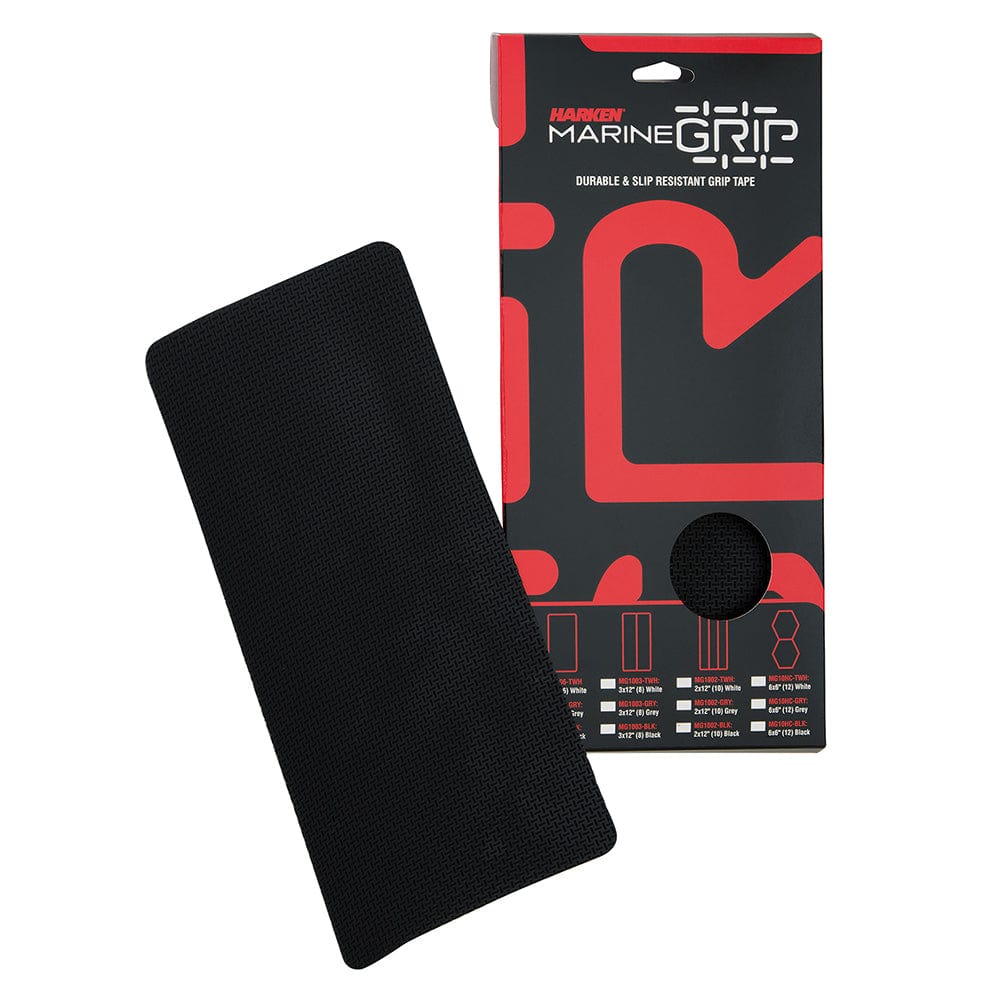 Harken Marine Grip Tape - 6 x 12" - Black - 6 Pieces [MG1006-BLK] - The Happy Skipper