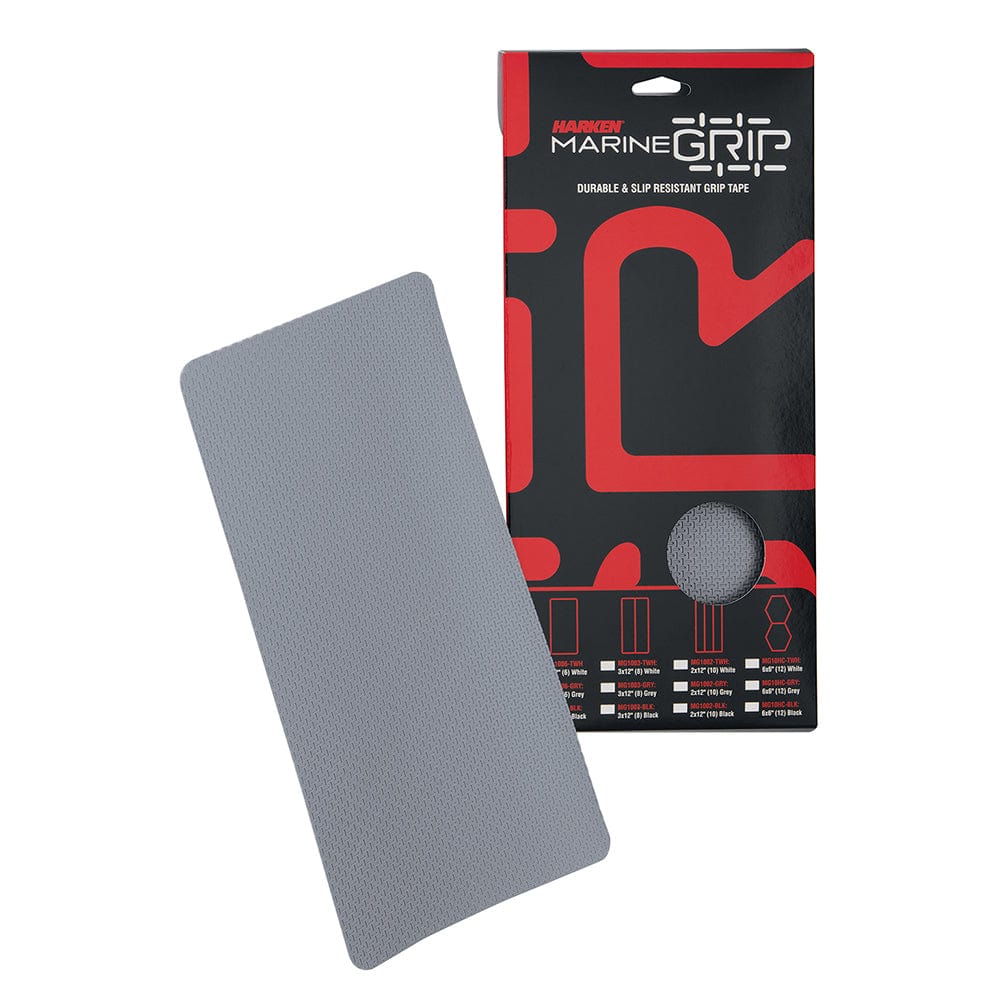 Harken Marine Grip Tape - 6 x 12" - Grey - 6 Pieces [MG1006-GRY] - The Happy Skipper