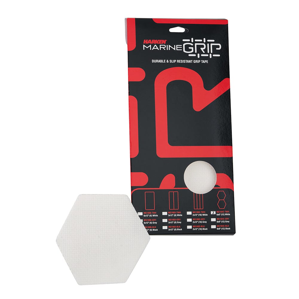 Harken Marine Grip Tape - Honeycomb - Translucent White - 12 Pieces [MG10HC-TWH] - The Happy Skipper