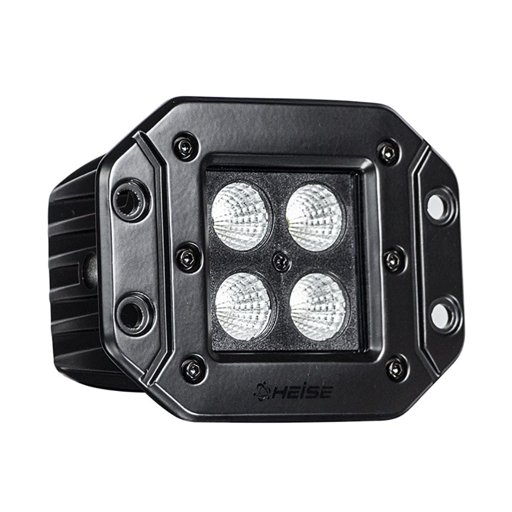 HEISE Blackout LED Cube Light - Flush Mount - 3" [HE-BFMCL2] - The Happy Skipper