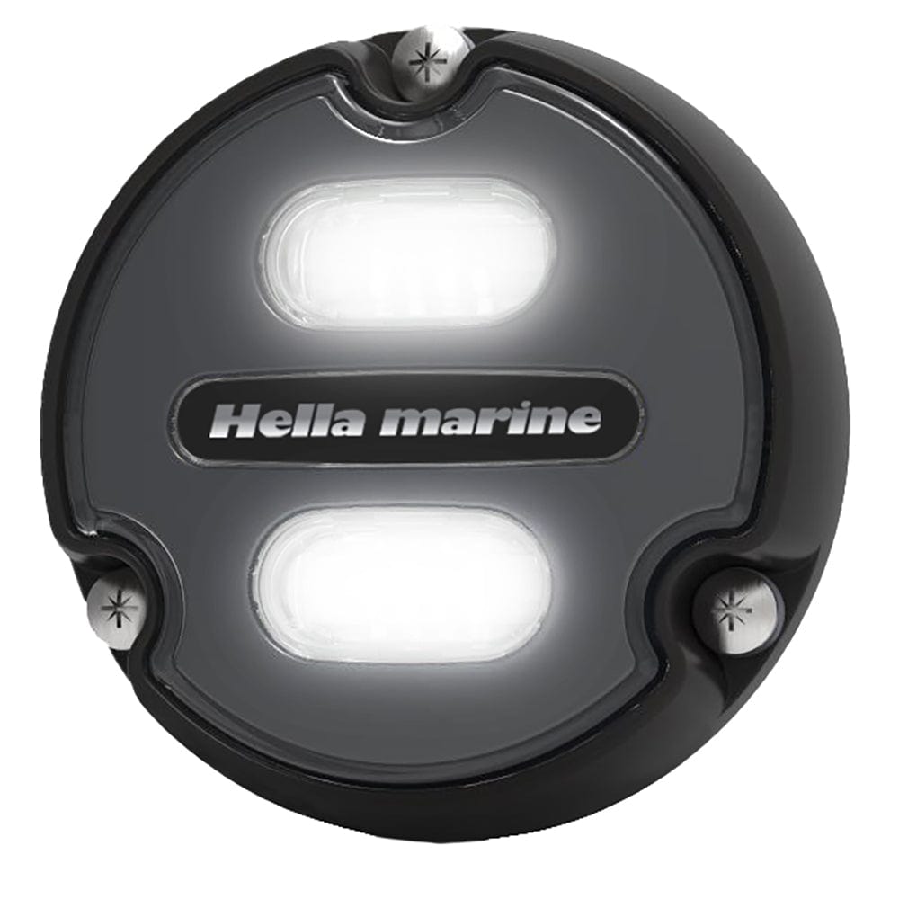 Hella Marine Apelo A1 Blue White Underwater Light - 1800 Lumens - Black Housing - Charcoal Lens [016145-001] - The Happy Skipper