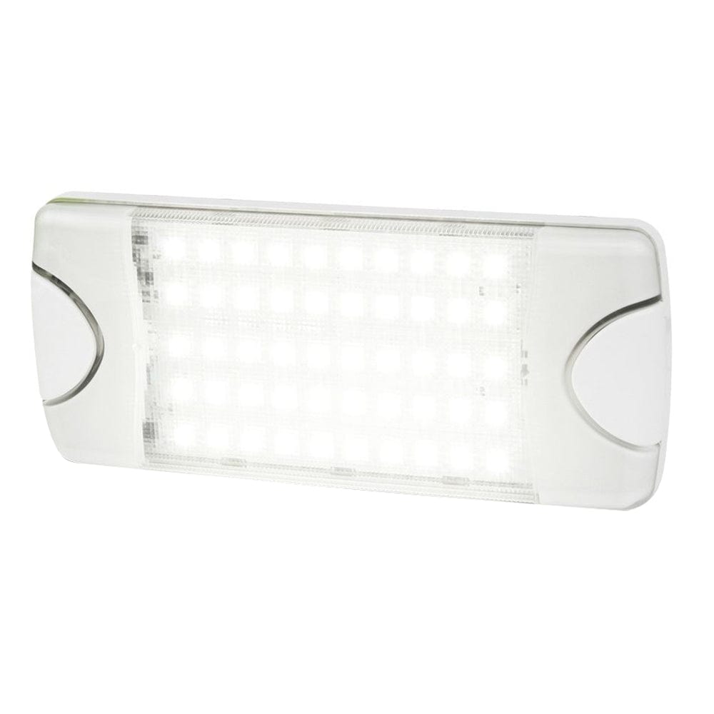 Hella Marine DuraLED 50 Low Profile Interior/Exterior Lamp - White LED Spreader Beam [980629001] - The Happy Skipper