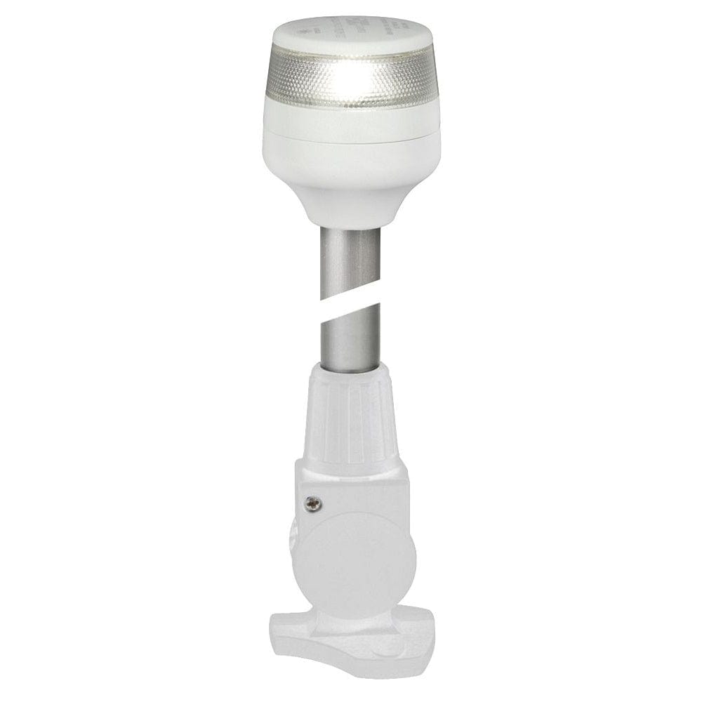 Hella Marine NaviLED 360 Compact All Round Lamp - 2nm - 12" Fold Down Base - White [980960311] - The Happy Skipper