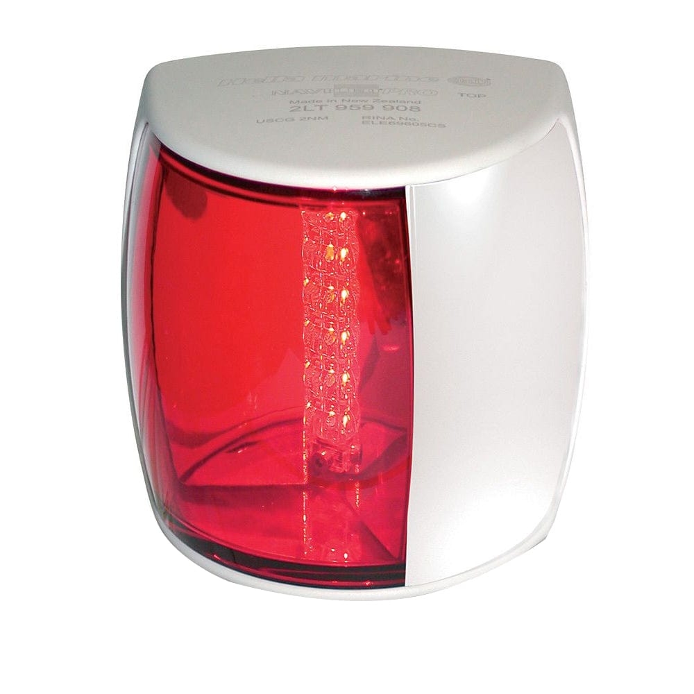 Hella Marine NaviLED PRO Port Navigation Lamp - 2nm - Red Lens/White Housing [959900011] - The Happy Skipper