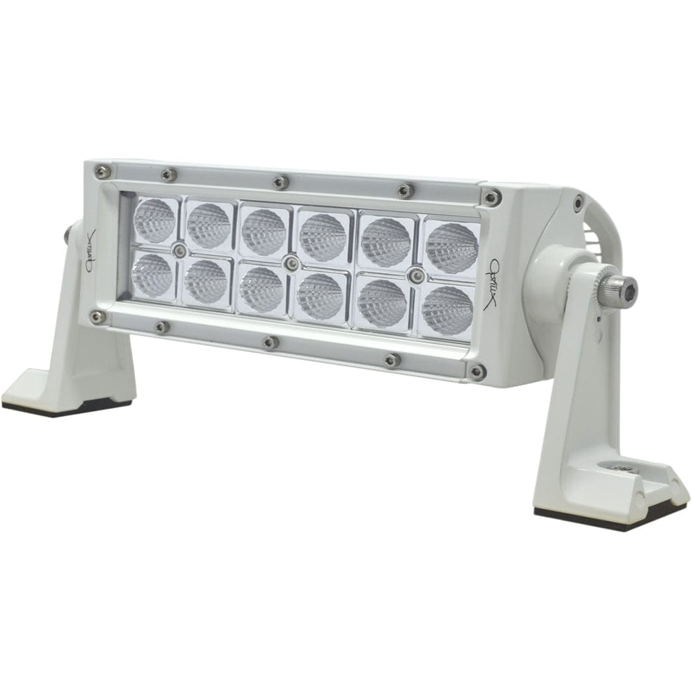 Hella Marine Value Fit Sport Series 12 LED Flood Light Bar - 8" - White [357208011] - The Happy Skipper