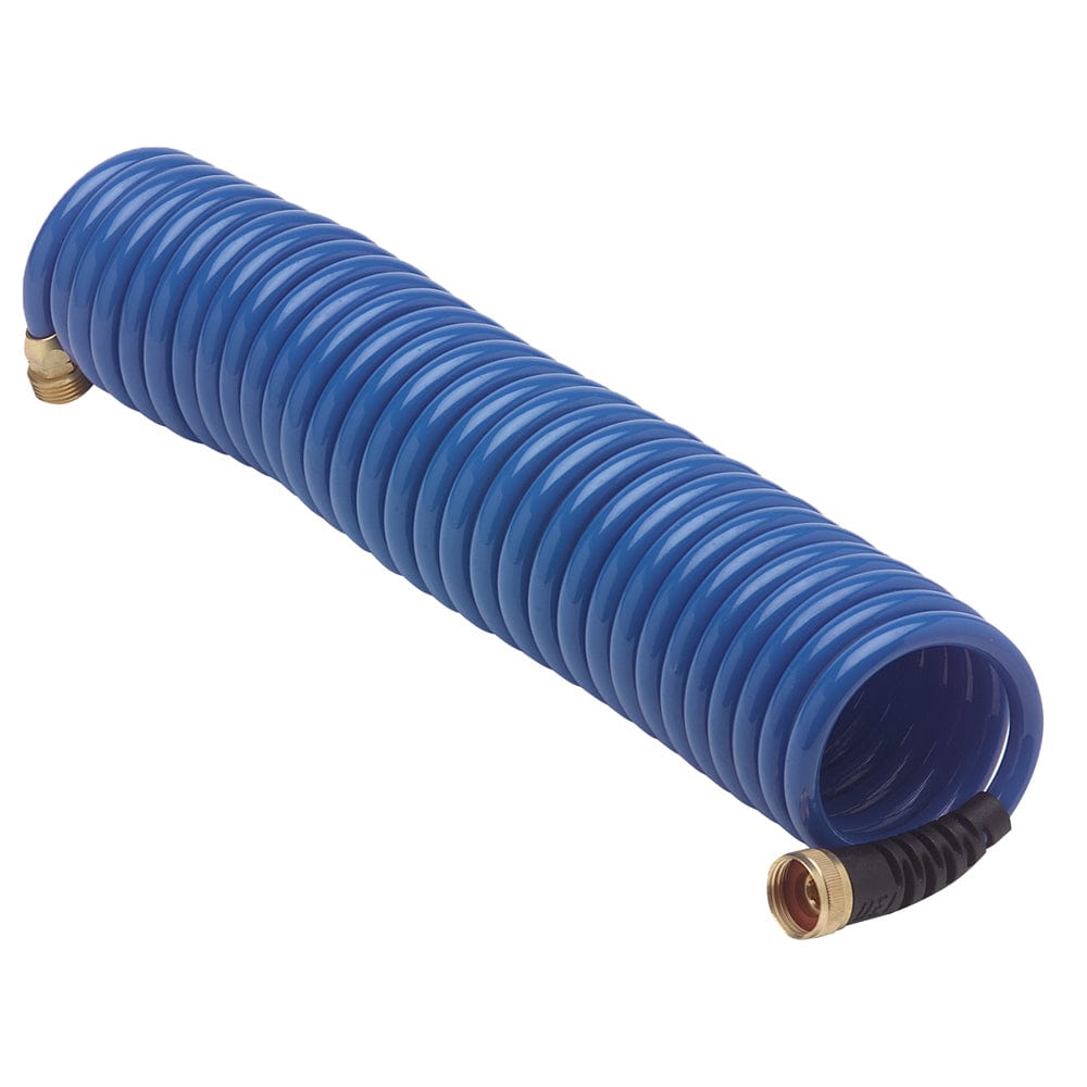 HoseCoil Blue Hose w/Flex Relief - 25' [HS2500HP] - The Happy Skipper