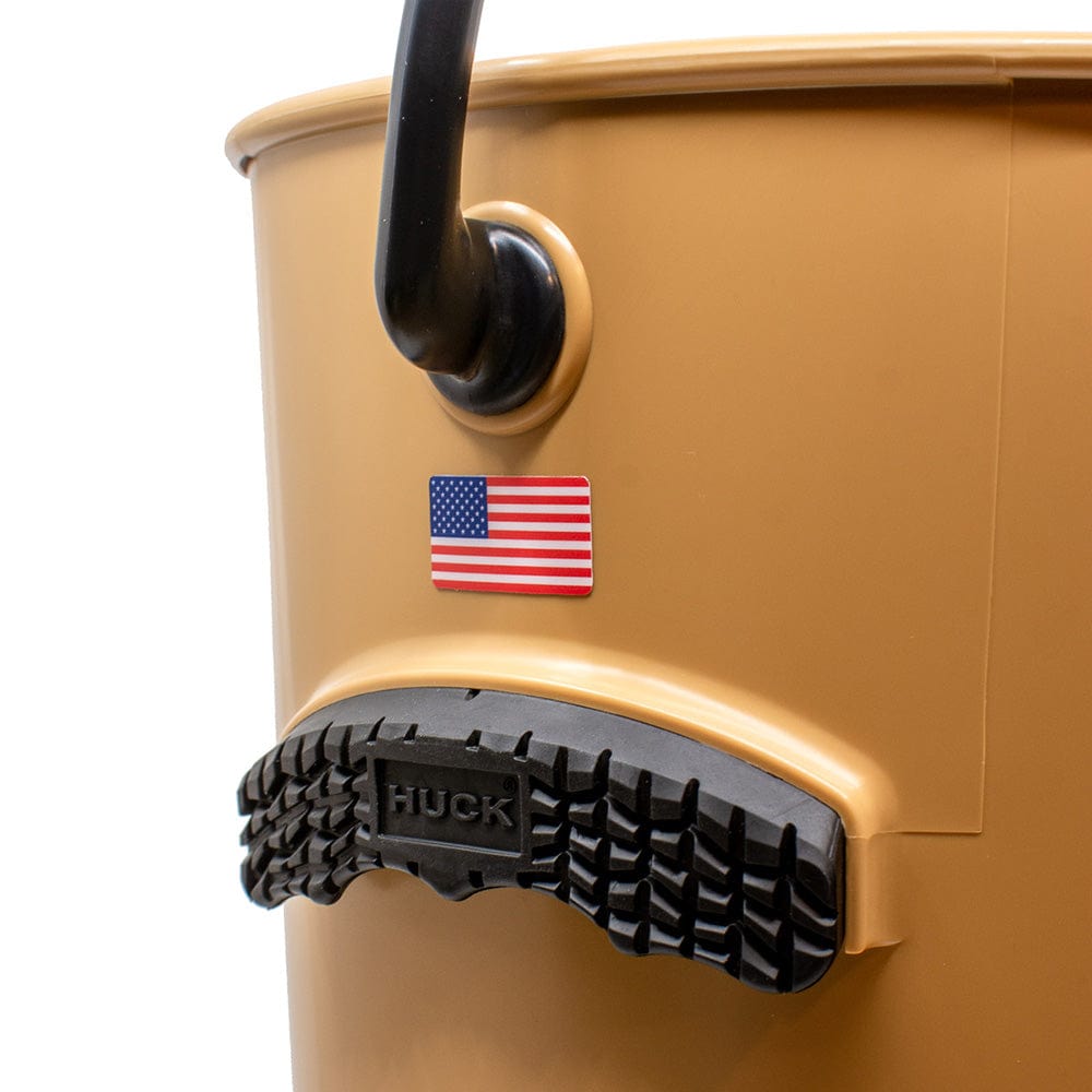 HUCK Performance Bucket - Black n Tan - Tan w/Black Handle [87154] - The Happy Skipper