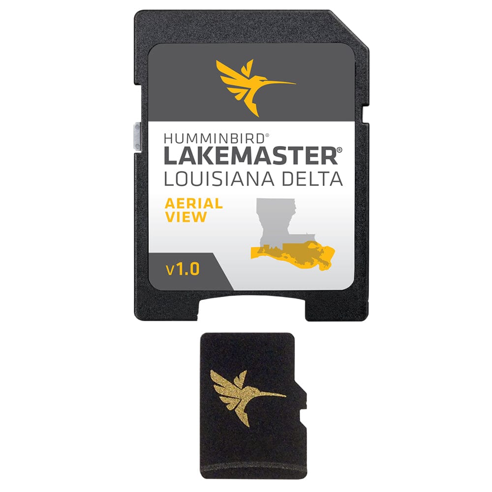 Humminbird LakeMaster Aerial Satellite View - Louisiana Delta [600050-1] - The Happy Skipper