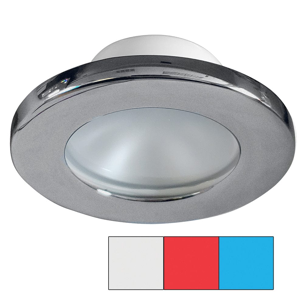 i2Systems Apeiron A3120 Screw Mount Light - Red, Cool White & Blue - Brushed Nickel Finish [A3120Z-41HAE] - The Happy Skipper
