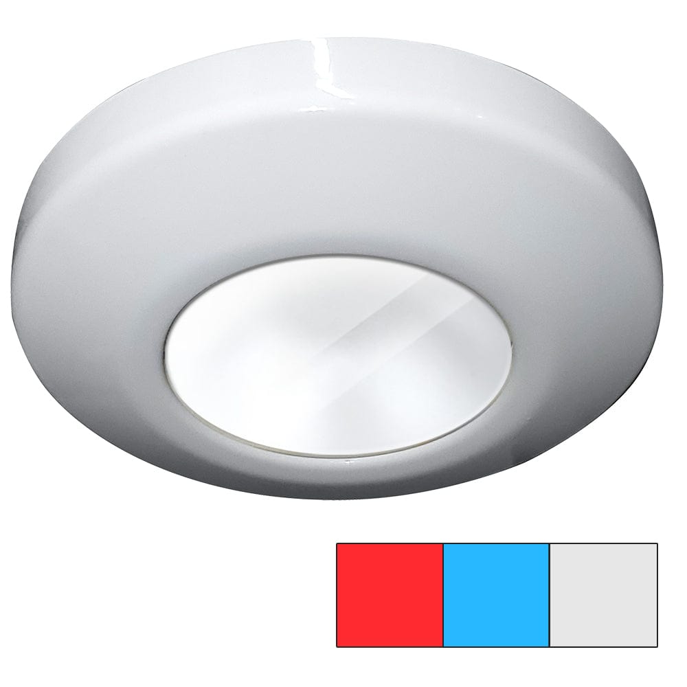i2Systems Profile P1120 Tri-Light Surface Light - Red, Cool White Blue - White Finish [P1120Z-31HAE] - The Happy Skipper