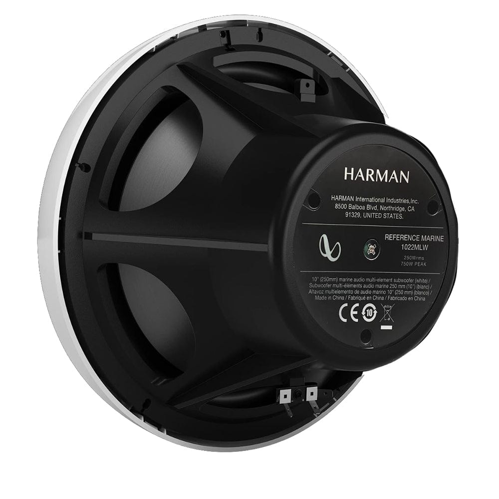 Infinity 10" Marine RGB Reference Series Subwoofer - White [INF1022MLW] - The Happy Skipper