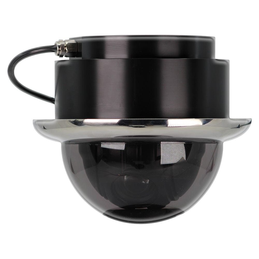 Iris Miniature Marine PTZ Dome Camera - Stainless Bezel - Hi-Resolution Analogue Sensor - 1000TVL - 4 in 1 Video Format [IRIS106] - The Happy Skipper