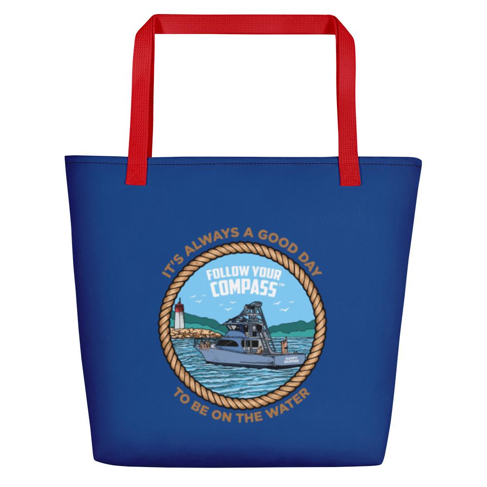 It's Always a Good Day to be on the Water™ Beach Bag - The Happy Skipper