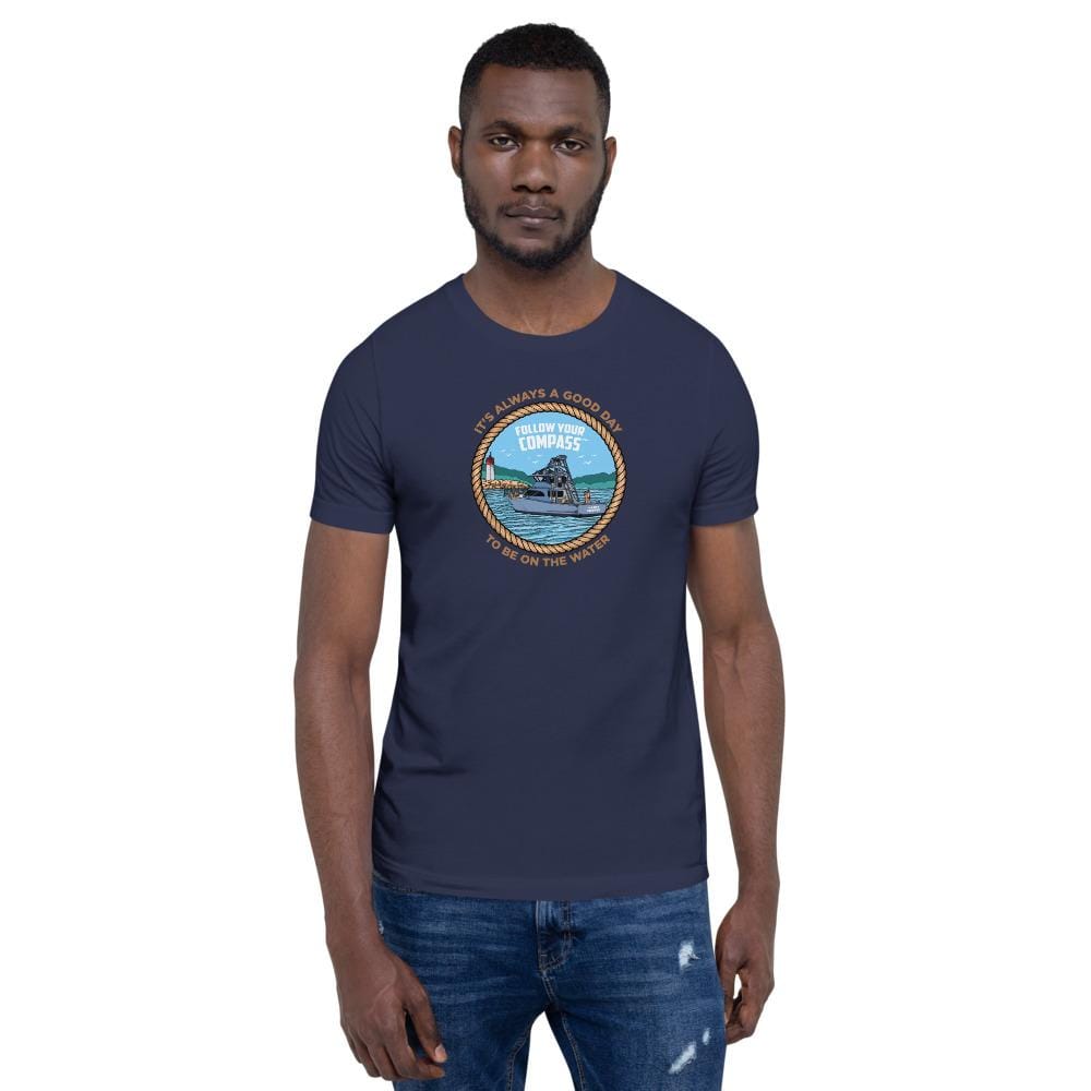 It's Always a Good Day to be on the Water™ Short-Sleeve Unisex T-Shirt - The Happy Skipper