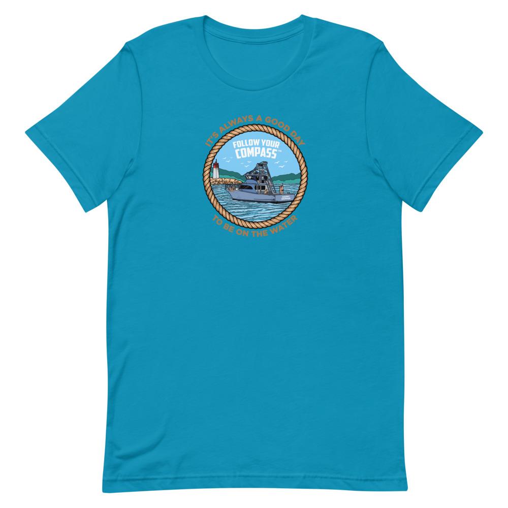 It's Always a Good Day to be on the Water™ Short-Sleeve Unisex T-Shirt - The Happy Skipper