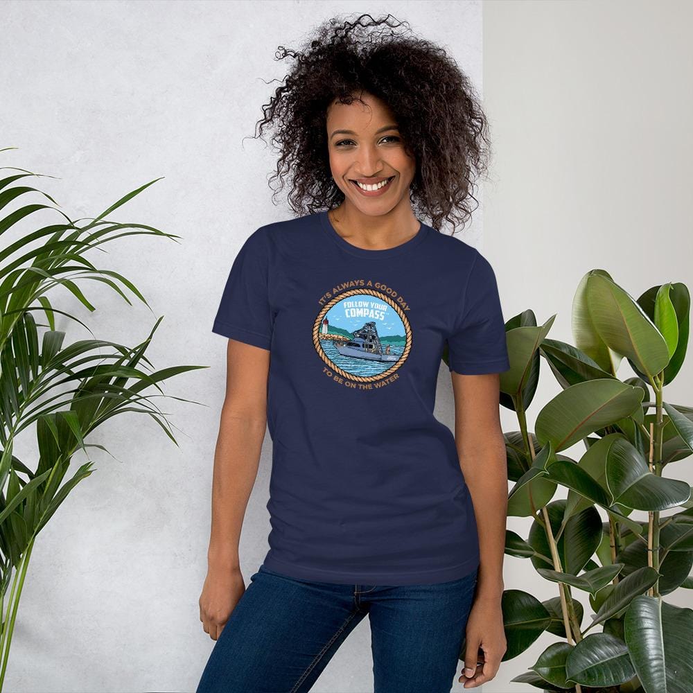 It's Always a Good Day to be on the Water™ Short-Sleeve Unisex T-Shirt - The Happy Skipper