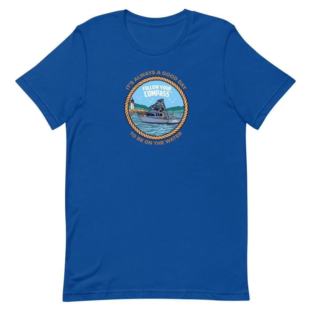 It's Always a Good Day to be on the Water™ Short-Sleeve Unisex T-Shirt - The Happy Skipper