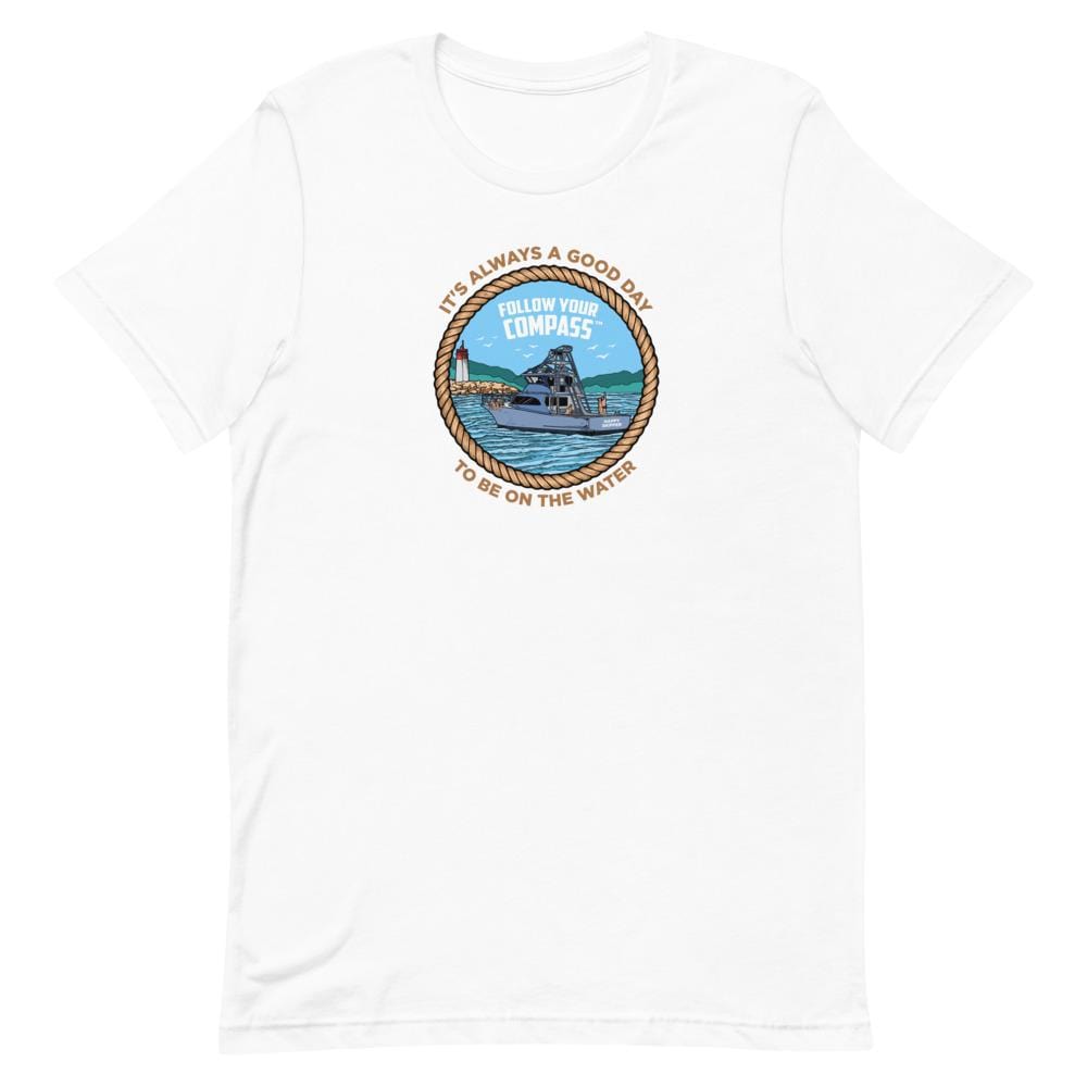 It's Always a Good Day to be on the Water™ Short-Sleeve Unisex T-Shirt - The Happy Skipper