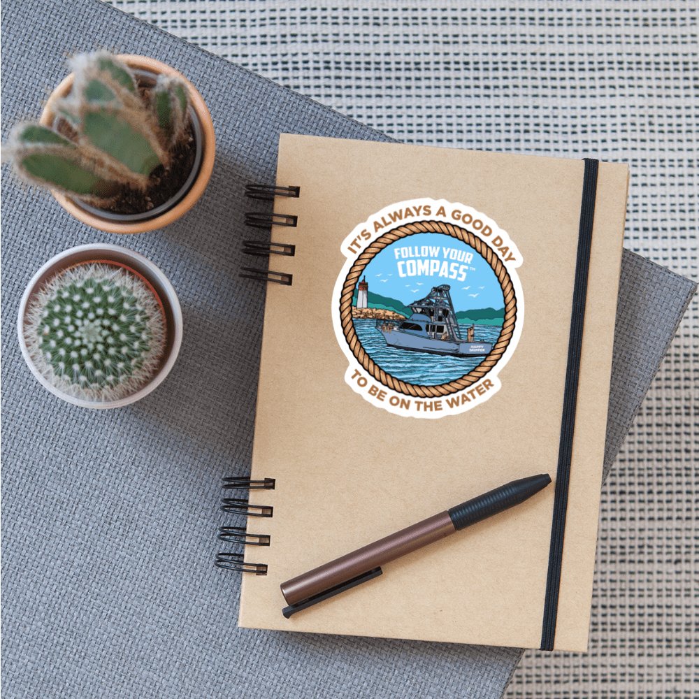 It's Always a Good Day to be on the Water™ Sticker - The Happy Skipper