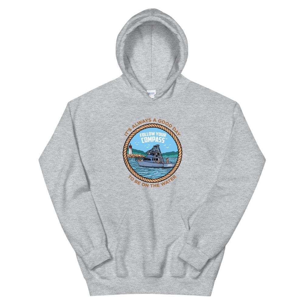It's Always a Good Day to be on the Water™ Unisex Hoodie - The Happy Skipper