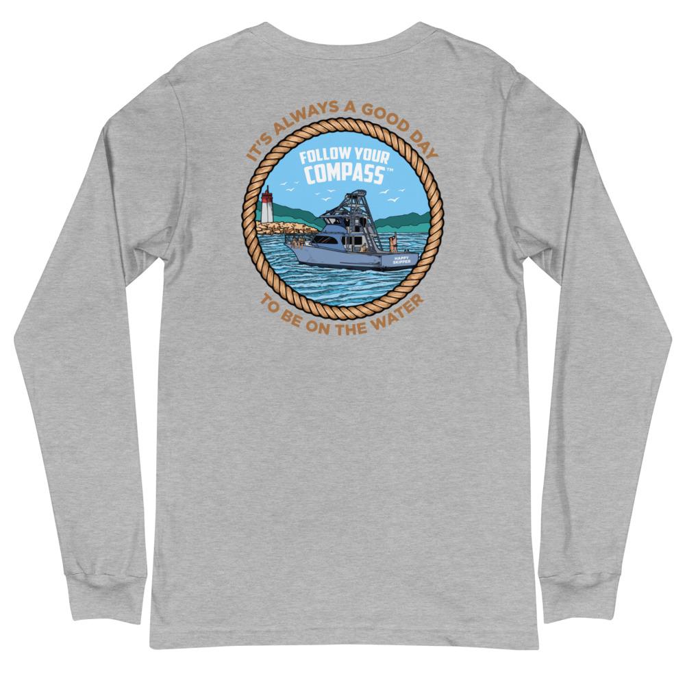 It's Always a Good Day to be on the Water™ Unisex Long Sleeve Tee - The Happy Skipper