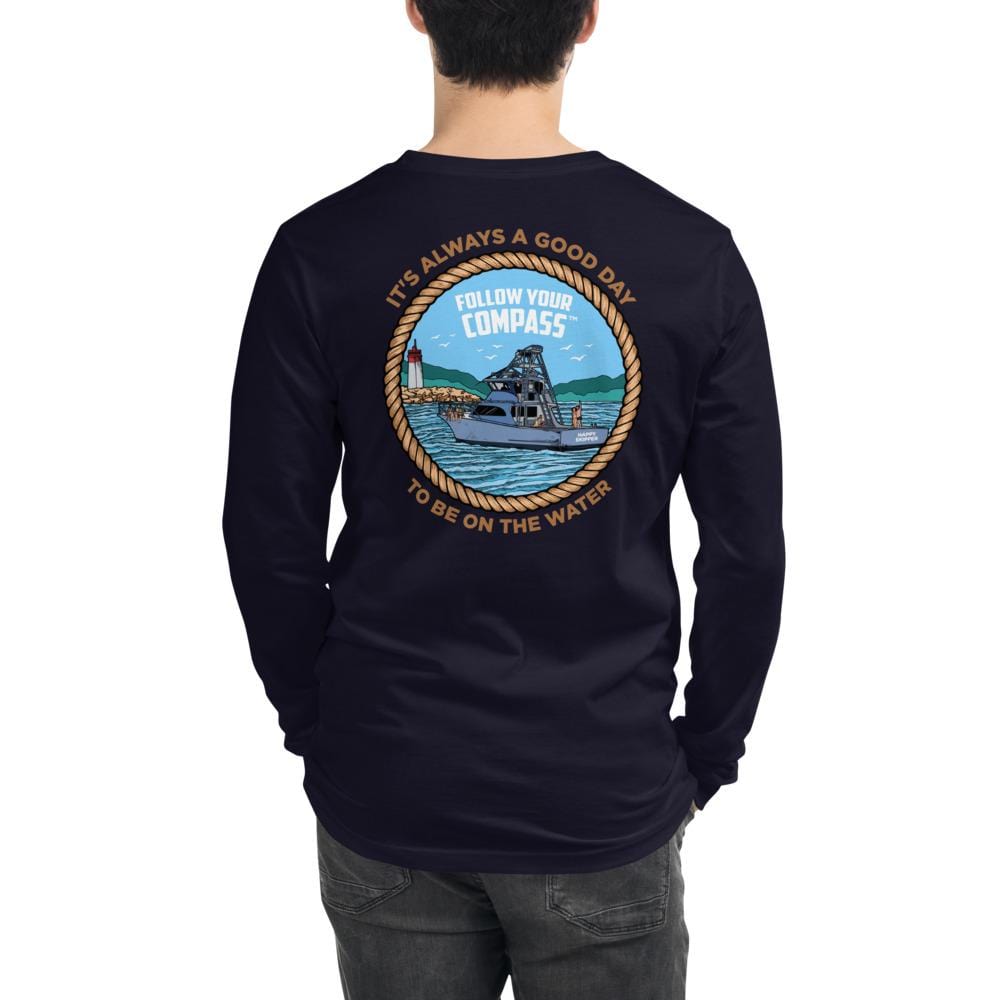 It's Always a Good Day to be on the Water™ Unisex Long Sleeve Tee - The Happy Skipper