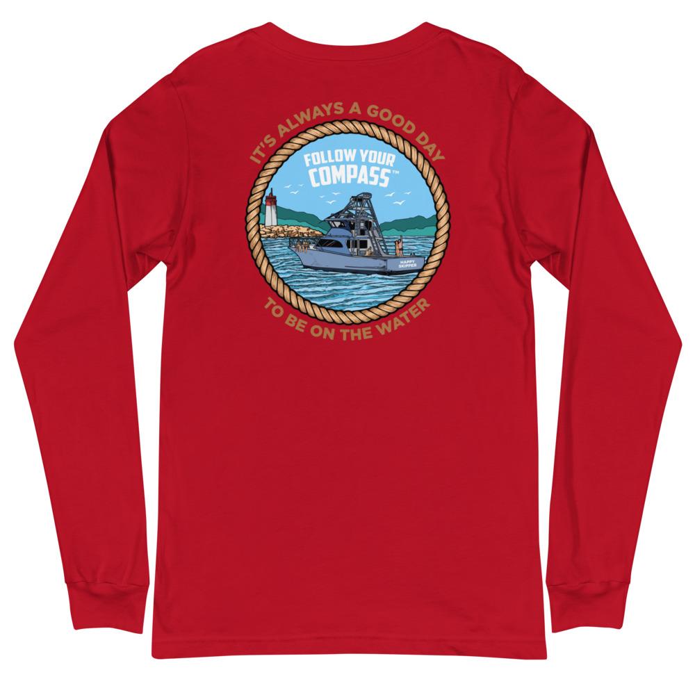 It's Always a Good Day to be on the Water™ Unisex Long Sleeve Tee - The Happy Skipper