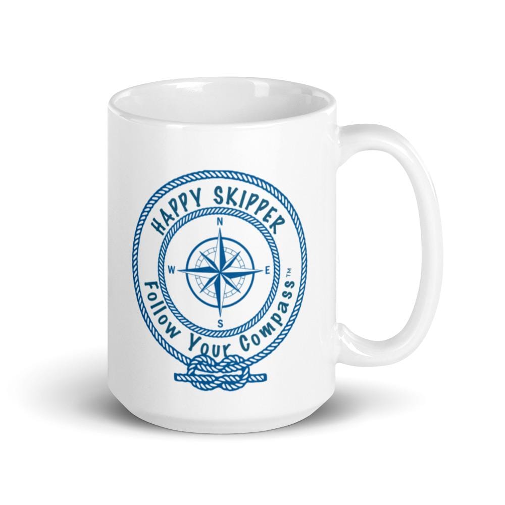 It's Always a Good Day to be on the Water™ White Glossy Mug - The Happy Skipper