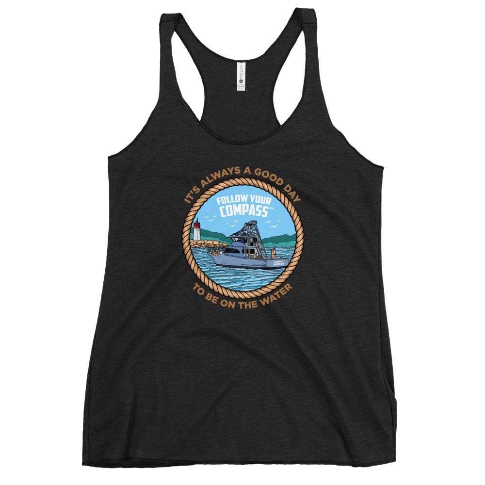 It's Always a Good Day to be on the Water™ Women's Racerback Tank - The Happy Skipper