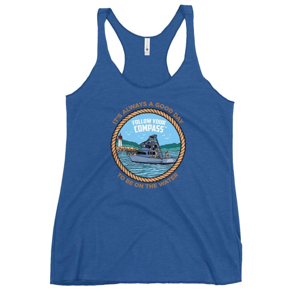 It's Always a Good Day to be on the Water™ Women's Racerback Tank - The Happy Skipper