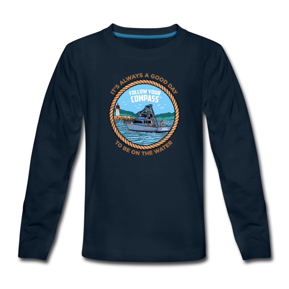 It's Always a Good Day™ Youth Long Sleeve T-Shirt - The Happy Skipper