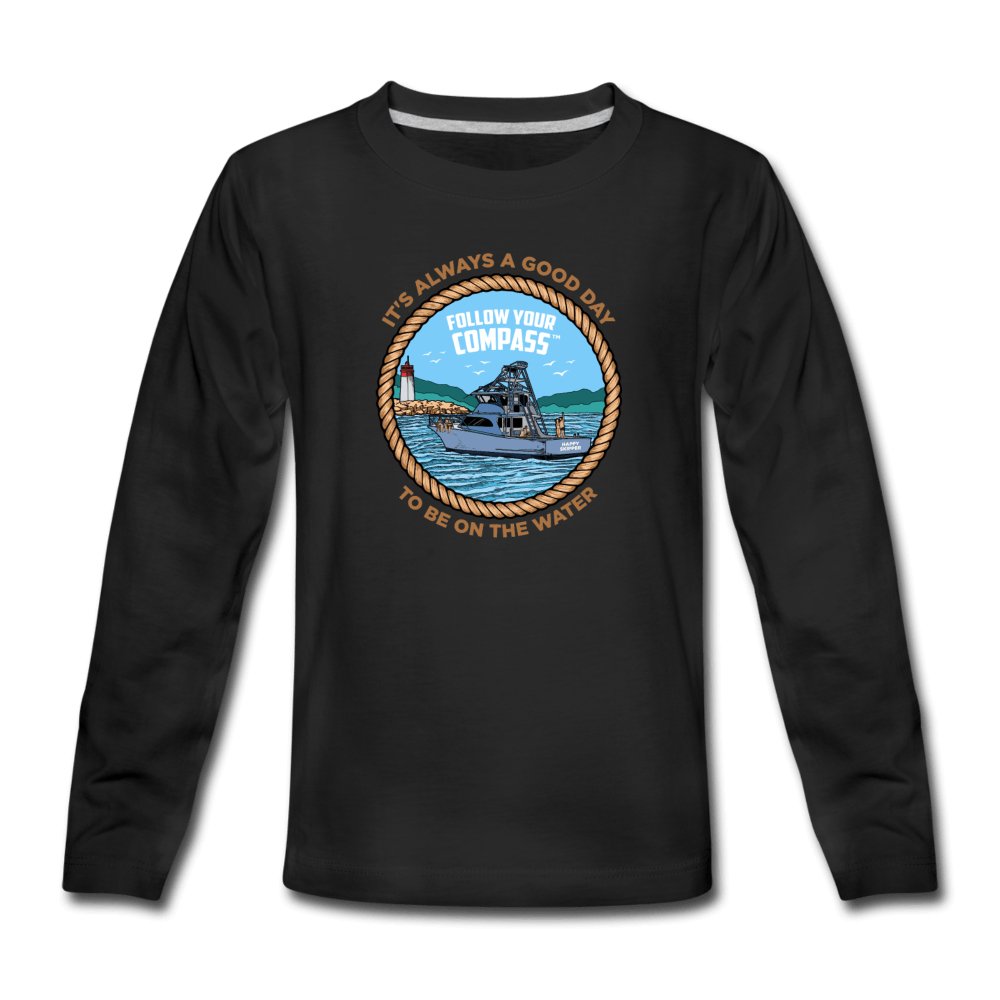 It's Always a Good Day™ Youth Long Sleeve T-Shirt - The Happy Skipper